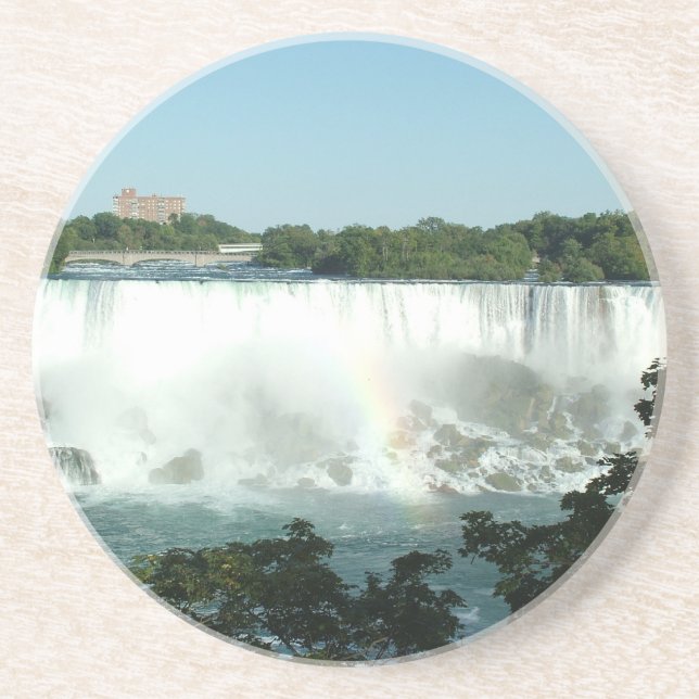 Dessous De Verre En Grès Chutes du Niagara (Devant)