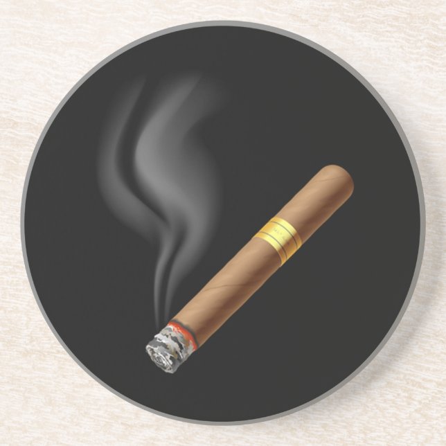Dessous De Verre En Grès Cigare de combustion lente d'OPUS (Devant)