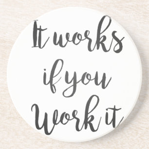 Dessous De Verre En Grès Citation de récupération en 12 étapes Sobriety 