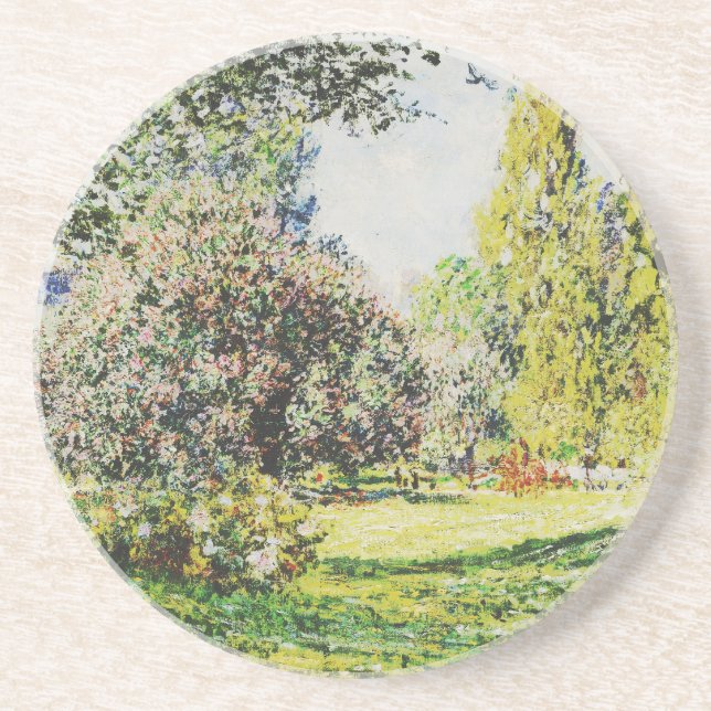 Dessous De Verre En Grès Claude Monet - Le Parc Monceau (Devant)
