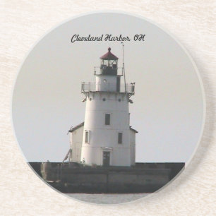 Dessous De Verre En Grès Cleveland Lighthouse Coaster