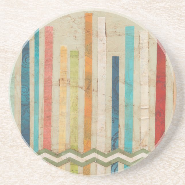 Dessous De Verre En Grès Clôtures papier 2-up IV (Devant)