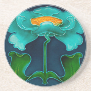 Dessous De Verre En Grès coaster Sand stone Coaster Art Nouveau