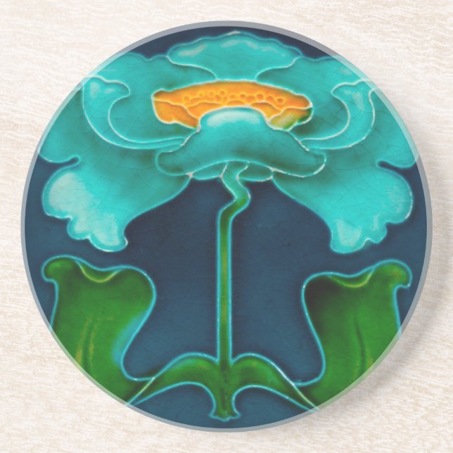 Dessous De Verre En Grès coaster Sand stone Coaster Art Nouveau (Devant)