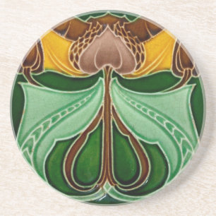 Dessous De Verre En Grès coaster Sand stone Coaster Art Nouveau