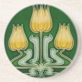 Dessous De Verre En Grès coaster Sand stone Coaster Art Nouveau