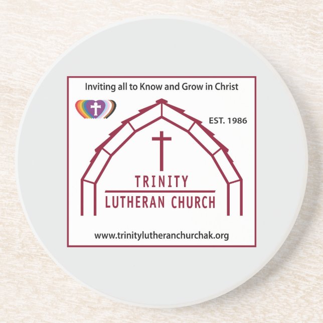 Dessous De Verre En Grès Coaster Trinity Lutheran  (Devant)