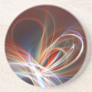 Dessous De Verre En Grès coeur en feu