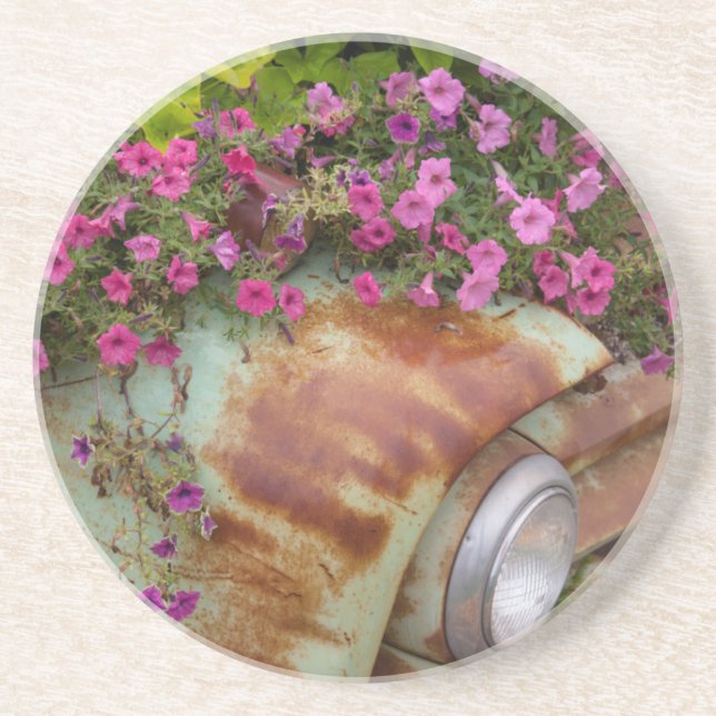 Dessous De Verre En Grès Columbia Falls (Devant)