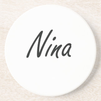 Dessous De Verre En Grès Conception nommée artistique de Nina