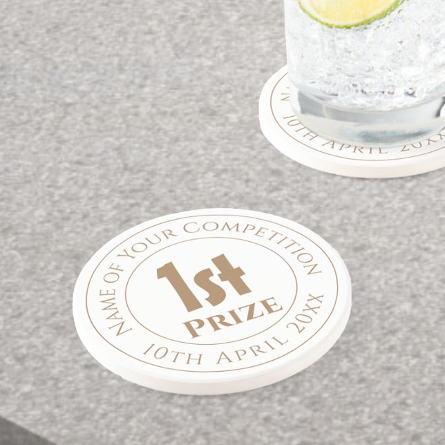 Dessous De Verre En Grès Concours 1er Prix Trophée (Créateur téléchargé)