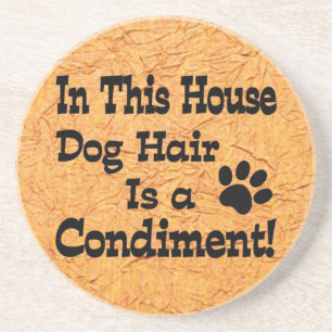 Dessous De Verre En Grès Conditionnement des cheveux de chien