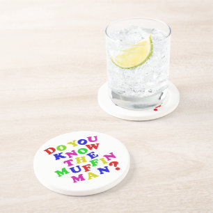 Dessous De Verre En Grès Connais-tu le Muffin Man ?