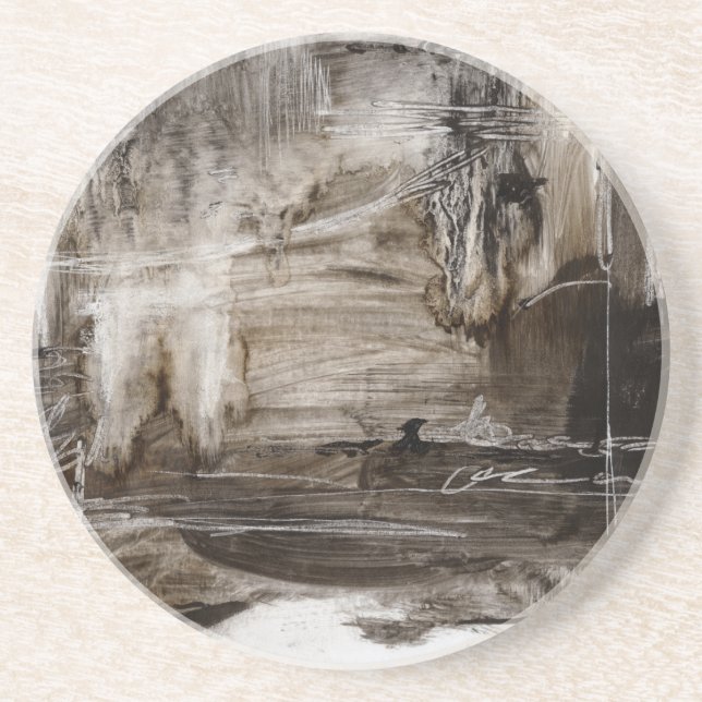 Dessous De Verre En Grès Continuum I (Devant)