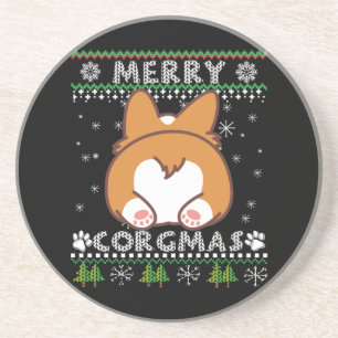 Dessous De Verre En Grès Corgi