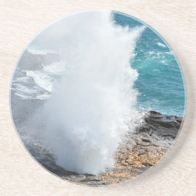 Dessous De Verre En Grès Corne avec conjoint à Kauai, Hawaii (Devant)
