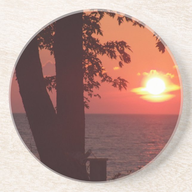 Dessous De Verre En Grès coster de bouteille (Devant)