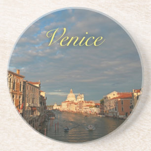 Dessous De Verre En Grès Coucher de soleil à Venise Italie