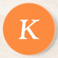 Couleur solide des lettres orange de sécurité