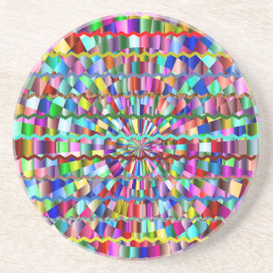 Dessous De Verre En Grès Couleurs décoratives