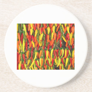 Dessous De Verre En Grès Couleurs des poivrons