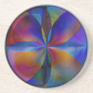 Dessous De Verre En Grès Couleurs papillon