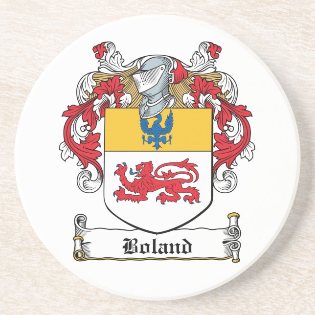 Dessous De Verre En Grès Crête de famille de Boland (Devant)
