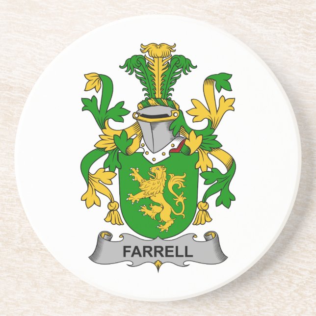 Dessous De Verre En Grès Crête de famille de Farrell (Devant)