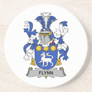 Dessous De Verre En Grès Crête de famille de Flynn