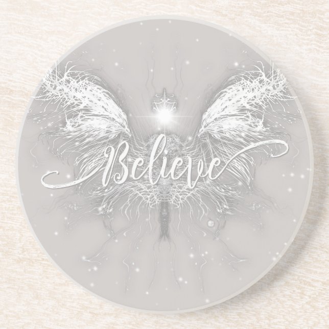 Dessous De Verre En Grès Croire Fairy Starlight Imaginaire (Devant)
