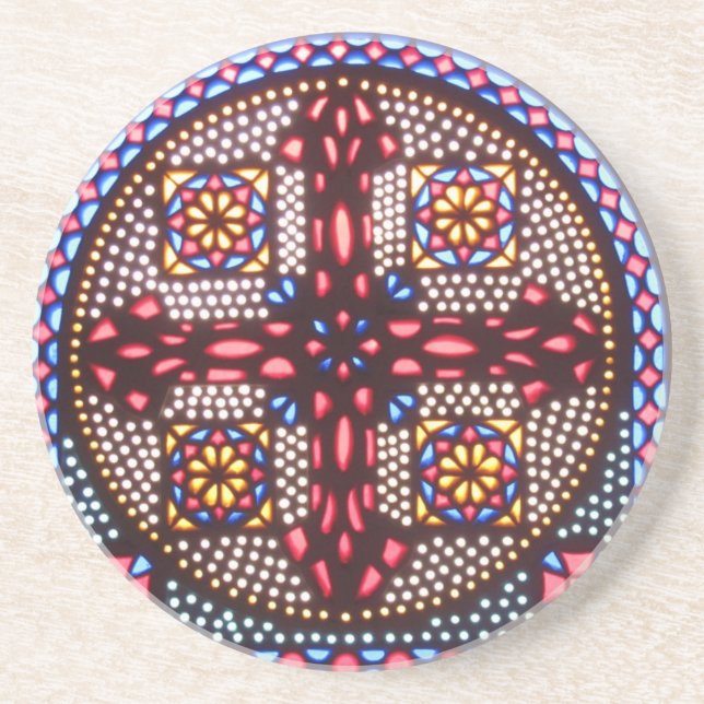 Dessous De Verre En Grès Croix copte (Devant)