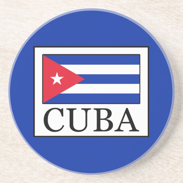 Dessous De Verre En Grès Cuba (Devant)