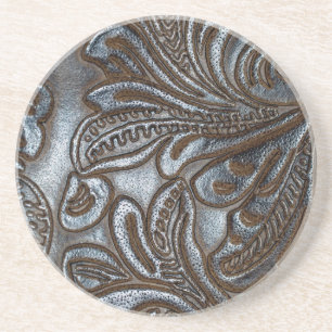 Dessous De Verre En Grès Cuir de relief de cru