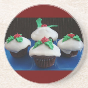 Dessous De Verre En Grès Cupcakes Noël