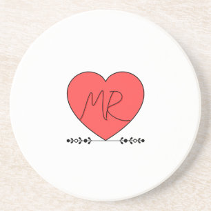 Dessous De Verre En Grès Cute Love M.