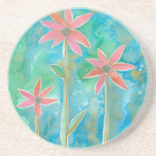 Dessous De Verre En Grès Dainty Daisies III