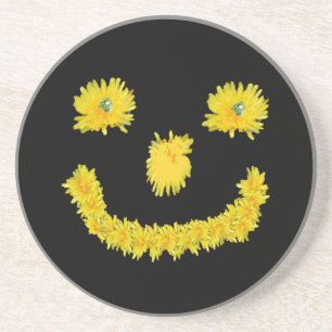 Dessous De Verre En Grès Dandelion Face
