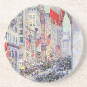 Dessous De Verre En Grès Dans l'Avenue à partir de la 34e Rue, mai 1917 de 