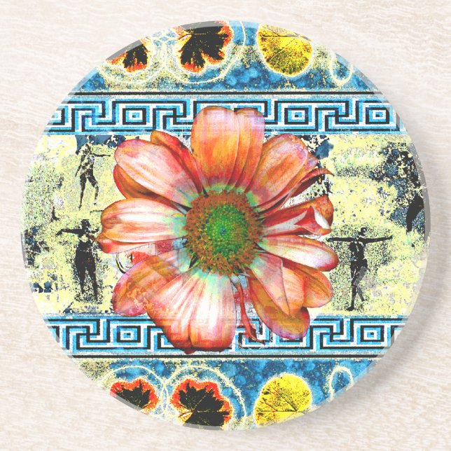 Dessous De Verre En Grès Danse ancienne (Devant)