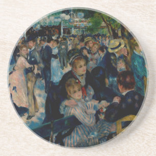 Dessous De Verre En Grès Danse au Moulin de la Galette - Auguste Renoir
