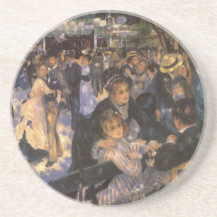 Dessous De Verre En Grès Danse au Moulin de la Galette par Pierre Renoir