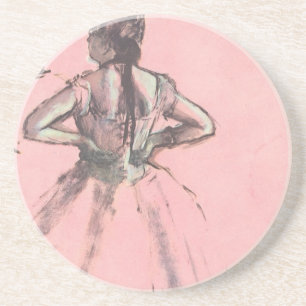 Dessous De Verre En Grès Danseur de l'arrière par Edgar Degas Ballet Vintag