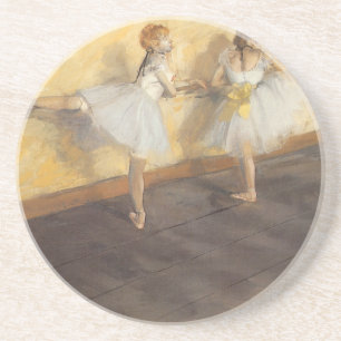 Dessous De Verre En Grès Danseurs au Bar par Edgar Degas, Ballet Vintage