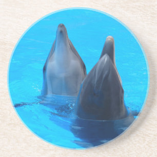 Dessous De Verre En Grès dauphin à gros nez poisson marin océan sous l'eau