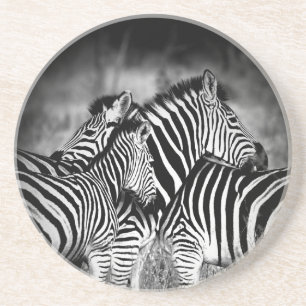 Dessous De Verre En Grès Dazzle de Zebra