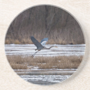 Dessous De Verre En Grès Décollage d'Heron