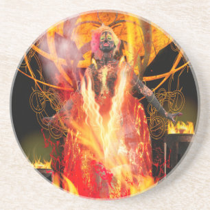 Dessous De Verre En Grès Déesse du feu PELE