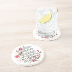 Dessous De Verre En Grès Desiderata par Max Ehrmann