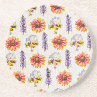 Dessous De Verre En Grès Design floral