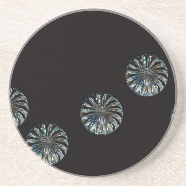 Dessous De Verre En Grès Design irlandais - La collection Crystal (Devant)